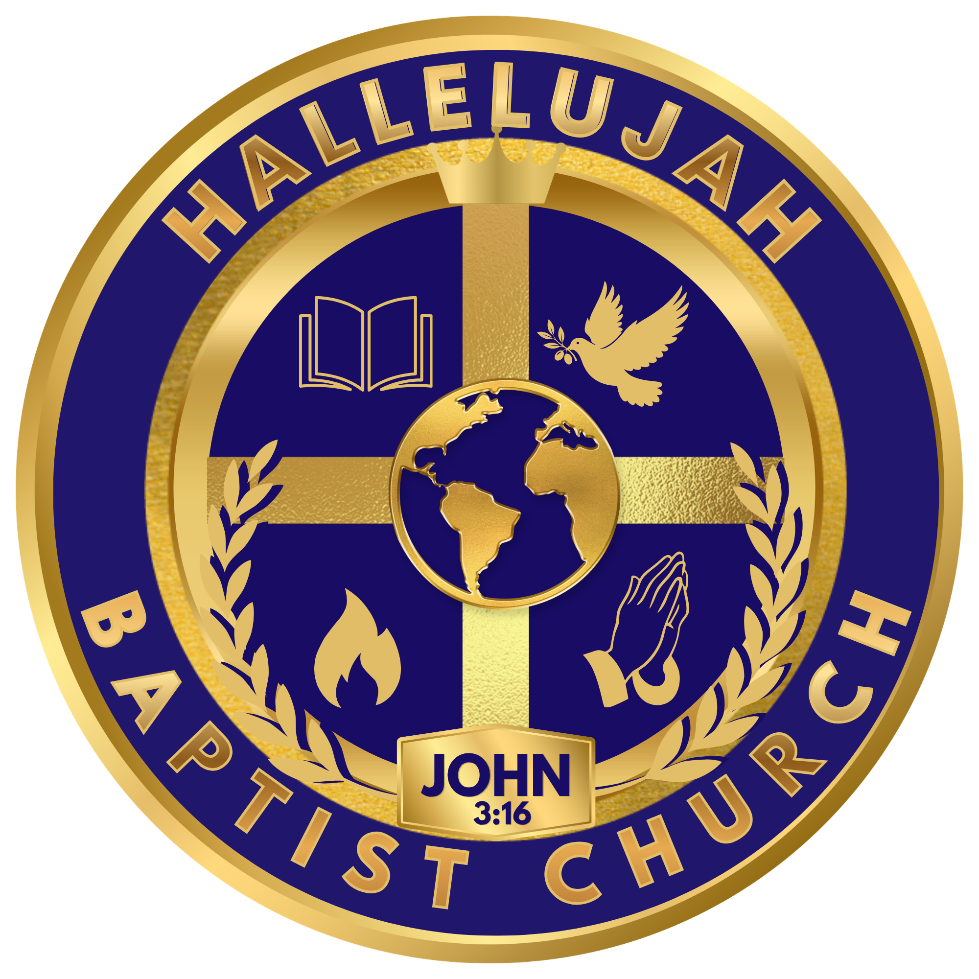Hallelujah Baptist Church shield